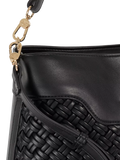 Dune London Dinidelphine shoulder bag with woven detail (British brand)