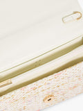 Dune London Skilled fabric grab bag blush, imported from the UK