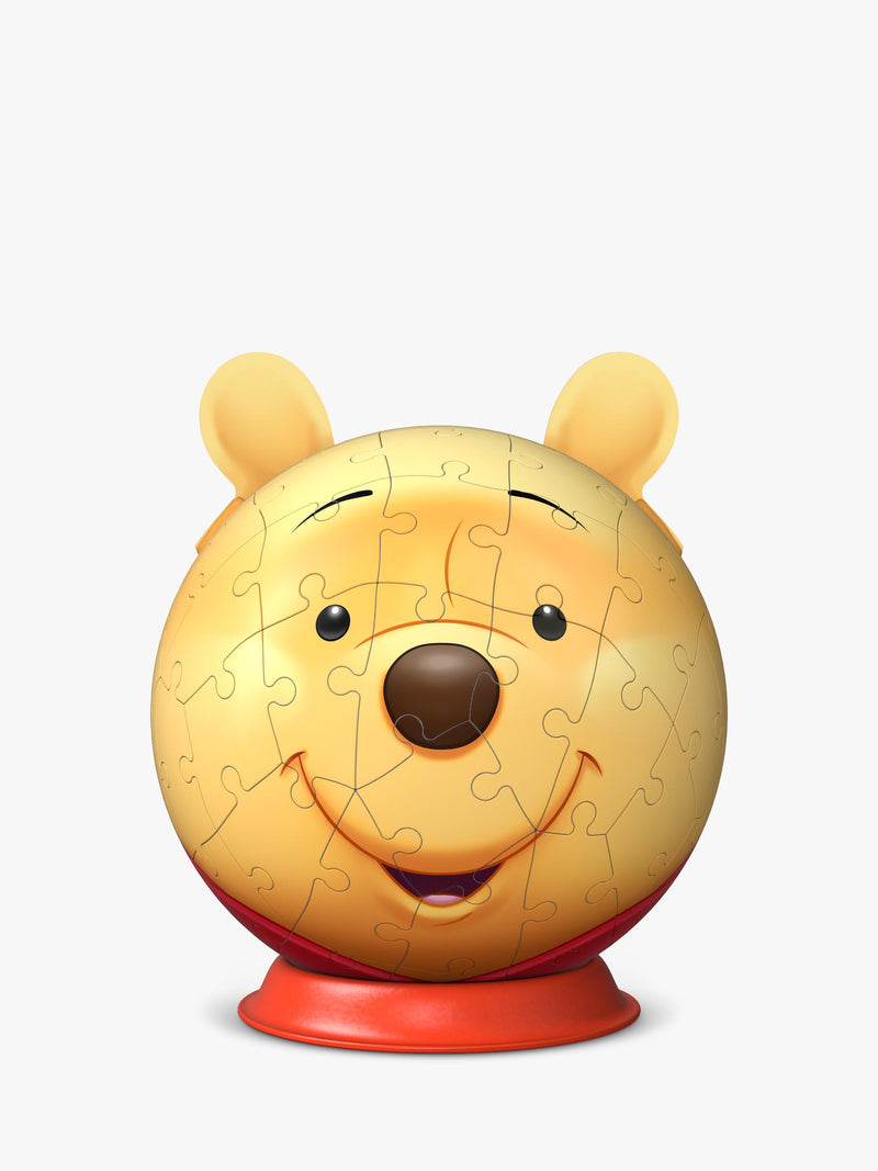 Winnie the Pooh Ravensburger 3D puzzle ball nightlight 77 piece, UK version