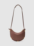 Reiss Harriet raffia half-moon shoulder bag natural (British brand)