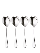 John Lewis Robert Welch Radford Bright Stainless Steel Round Bowl Soup Spoons Set of 4- Buy online at McGrocer