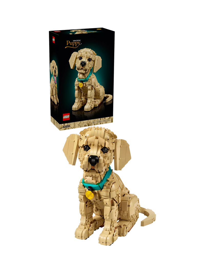 LEGO Golden Retriever Puppy building set 2102 pieces, UK version