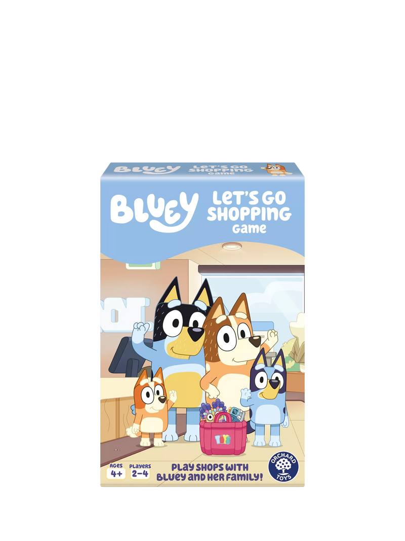 Orchard Toys Bluey Lets Go Shopping game - British product