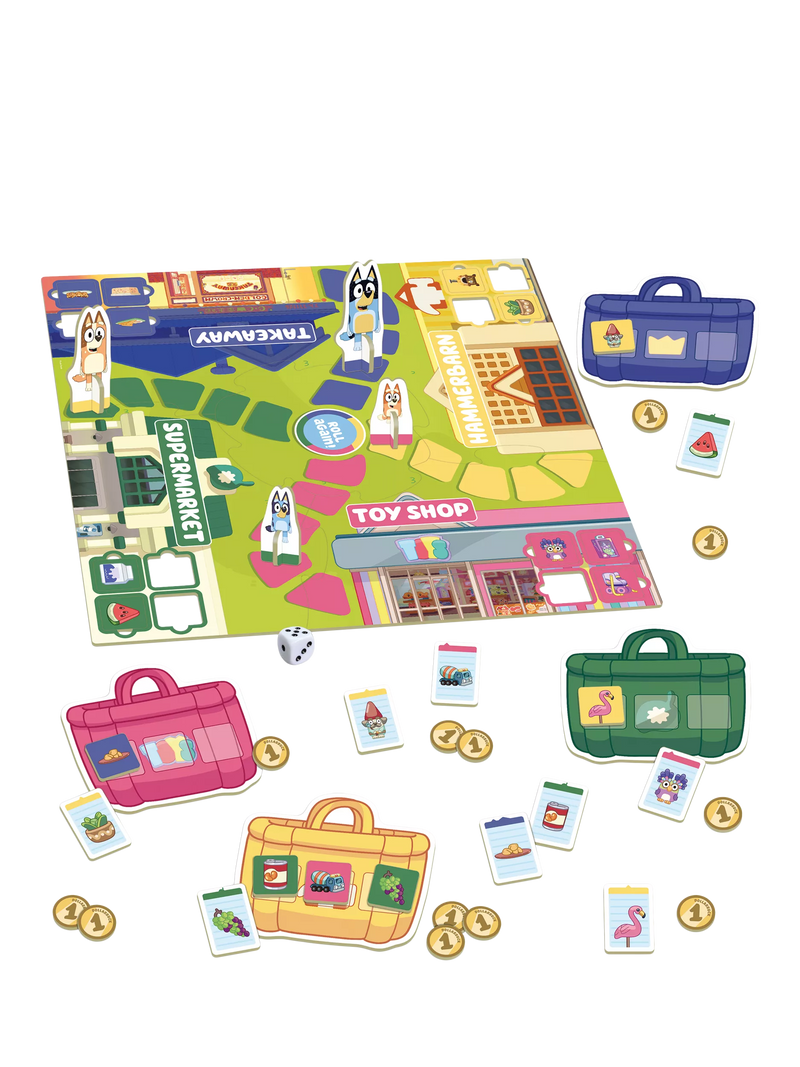 Orchard Toys Bluey Lets Go Shopping game - British product