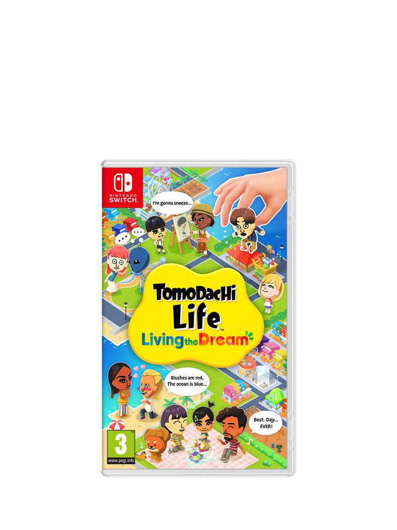 Nintendo video game Tomodachi Life for Switch, imported from the UK