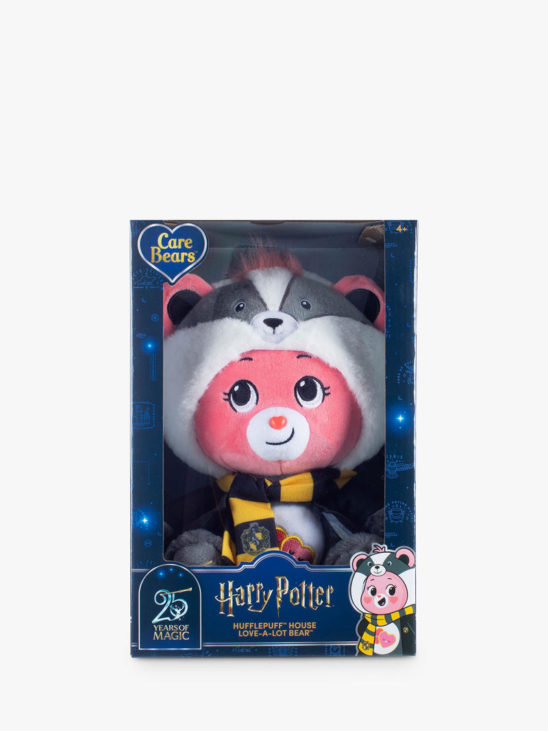 Care Bears Harry Potter Hufflepuff Love-a-Lot Bear plush, UK version