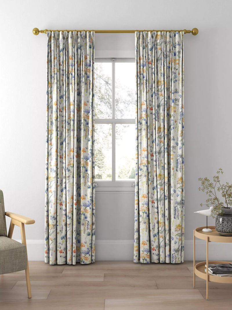 Voyage made to measure curtains Clementine floral fabric, UK version