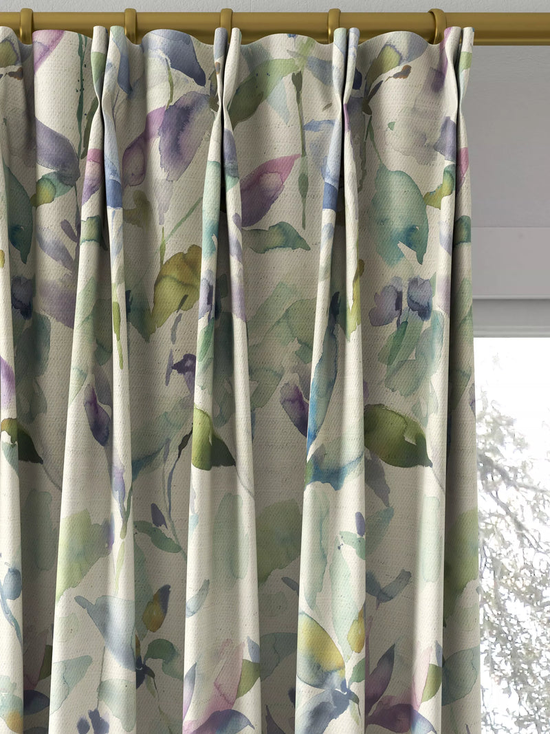 Voyage Naura floral made to measure curtain fabric, UK version