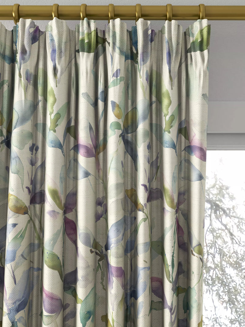 Voyage Naura floral made to measure curtain fabric, UK version