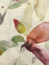 John Lewis Voyage Naura Poppy Natural Made to Measure Curtains or Roman Blind- Buy online at McGrocer