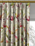 Voyage Naura Poppy Natural curtains made to measure - British product