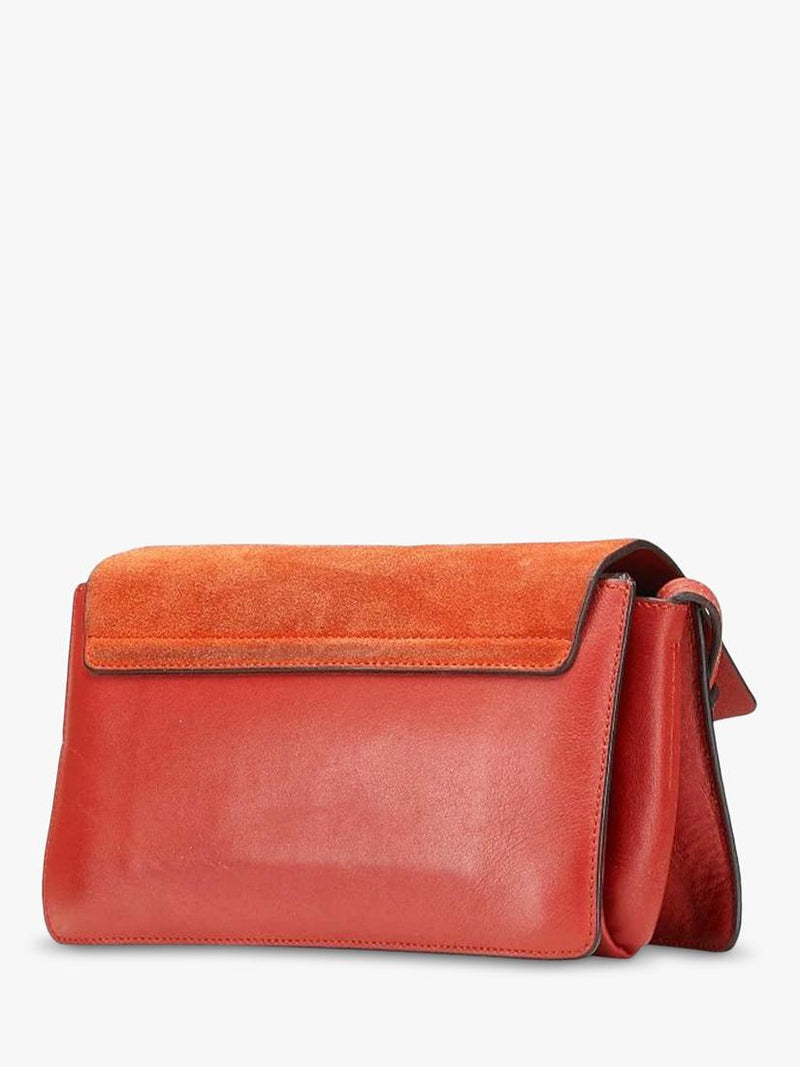 Chloé red Faye suede shoulder bag - British product