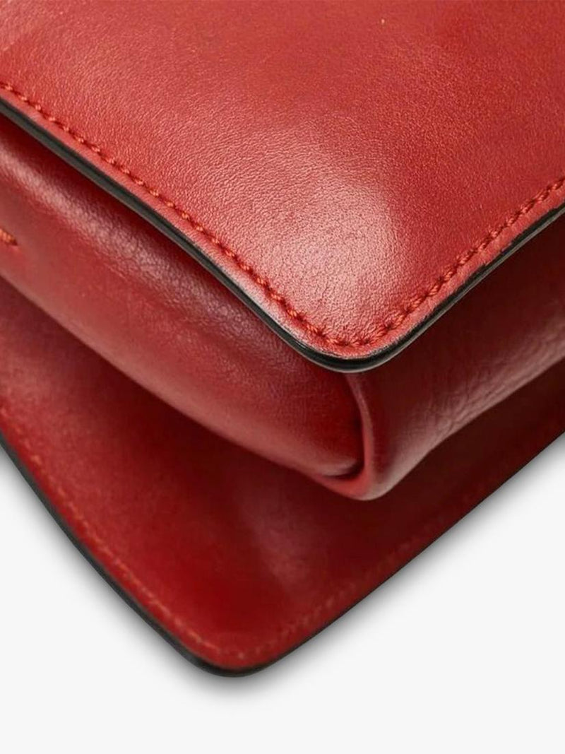 Chloé red Faye suede shoulder bag - British product