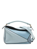LOEWE small tri colour puzzle bag blue (British brand)