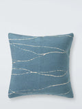 John Lewis Mica embroidered square cushion 61x41 cm - British product