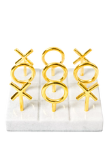 John Lewis Jonathan Adler Tic-Tac-Toe Board Game with Marble Base and Brass- Buy online at McGrocer