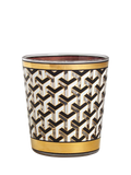 Jonathan Adler Versailles glass tumblers set of 4 350ml, UK version