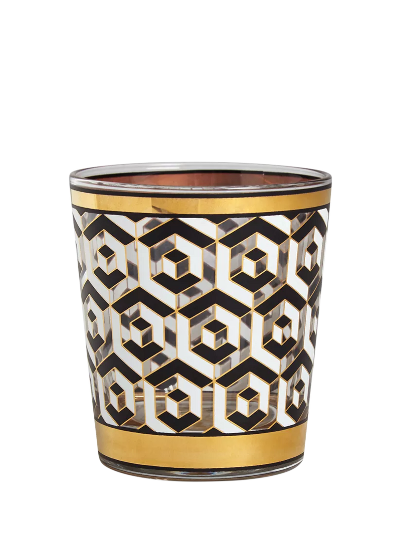 Jonathan Adler Versailles glass tumblers set of 4 350ml, UK version