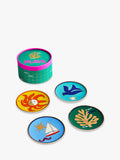 Jonathan Adler Playa coasters set of 4, UK version