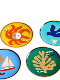 Jonathan Adler Playa coasters set of 4, UK version
