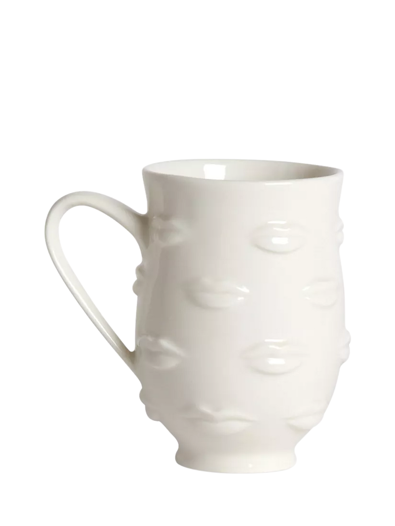 Jonathan Adler Gala Muse white porcelain mug 473ml, UK version