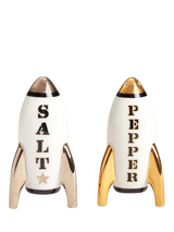John Lewis Jonathan Adler Apollo Porcelain Salt & Pepper Shaker Set- Buy online at McGrocer