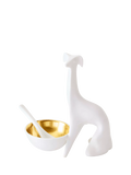 Jonathan Adler greyhound salt and pepper cellar 12cm - British product