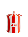 Jonathan Adler Vice Peace porcelain canister red, UK version