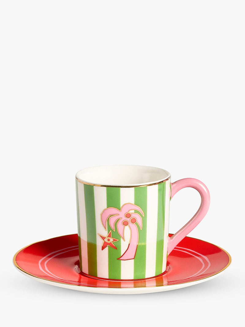 Jonathan Adler Playa espresso cup set 90ml (British brand)