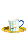 Jonathan Adler Playa espresso cup set 90ml (British brand)