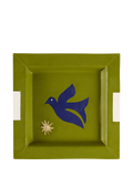 Jonathan Adler Playa Bird square pebble leather tray (British brand)