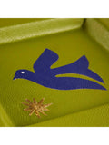 Jonathan Adler Playa Bird square pebble leather tray (British brand)