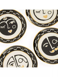 Jonathan Adler Marseilles porcelain plates set of 4 16cm, imported from the UK