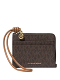 Michael Kors jet set wristlet card holder acorn (British brand)