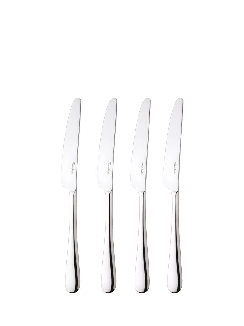 Robert Welch Kingham Bright stainless steel side knives set of 4, imported from the UK