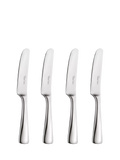 Robert Welch Malvern Bright stainless steel butter knives set of 4, UK version