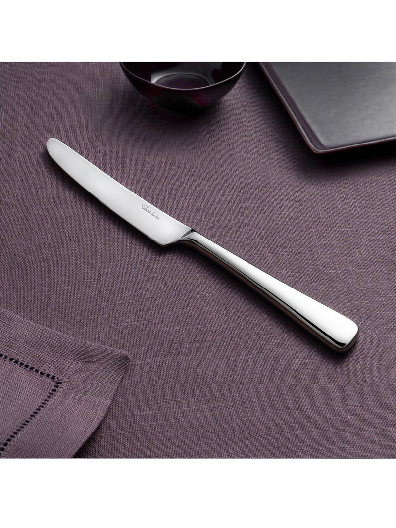 Robert Welch Malvern Bright stainless steel table knives set of 4 - British product