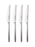 Robert Welch Stanton Bright stainless steel table knives set of 4, imported from the UK