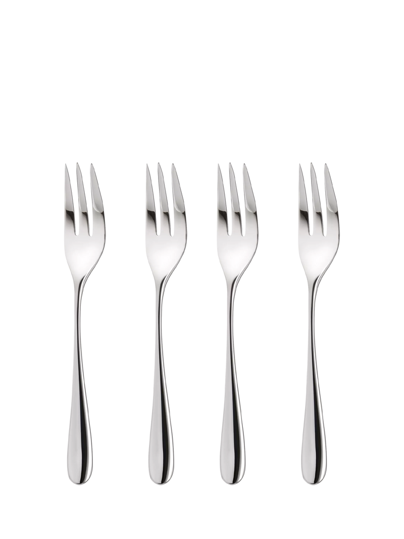 Robert Welch Arden Bright pastry forks set of 4, imported from the UK