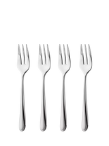 John Lewis Robert Welch Kingham Bright Stainless Steel Pastry Forks, Set of 4- Buy online at McGrocer