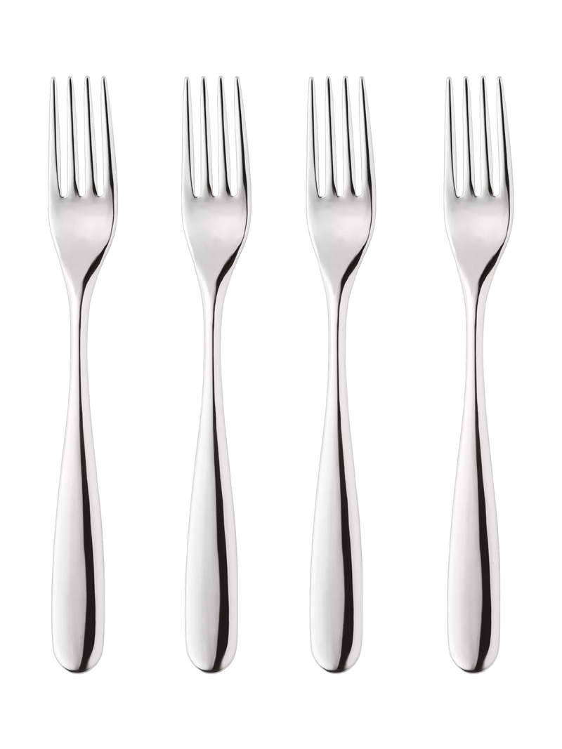 Robert Welch Stanton Bright stainless steel side forks set of 4 (British brand)