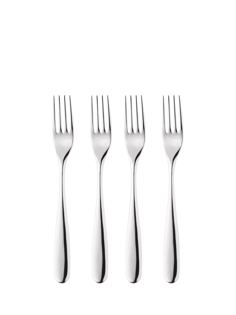 Robert Welch Stanton Bright table forks set of 4, UK version