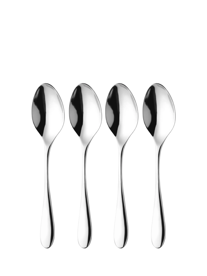 Robert Welch Arden Bright soup spoons set of 4, imported from the UK