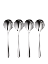 John Lewis Robert Welch Arden Bright Stainless Steel Round Bowl Soup Spoons, Set of 4- Buy online at McGrocer