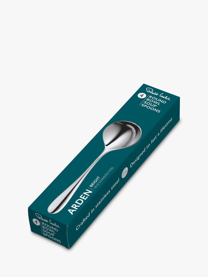 Robert Welch Arden Bright soup spoons set of 4, UK version