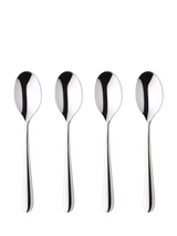 John Lewis Robert Welch Kingham Bright Stainless Steel English Teaspoons Set of 4- Buy online at McGrocer
