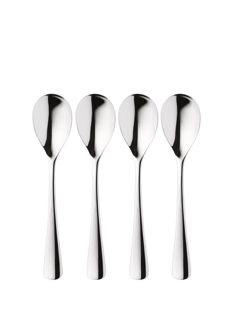 Robert Welch Malvern Bright dessert spoons set of 4, UK version