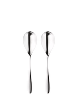 John Lewis Robert Welch Stanton Bright Stainless Steel Serving Spoons, Set of 2- Buy online at McGrocer