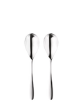 Robert Welch Stanton Bright serving spoons set of two, imported from the UK