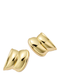 Daisy London large cuff stud earrings gold, imported from the UK